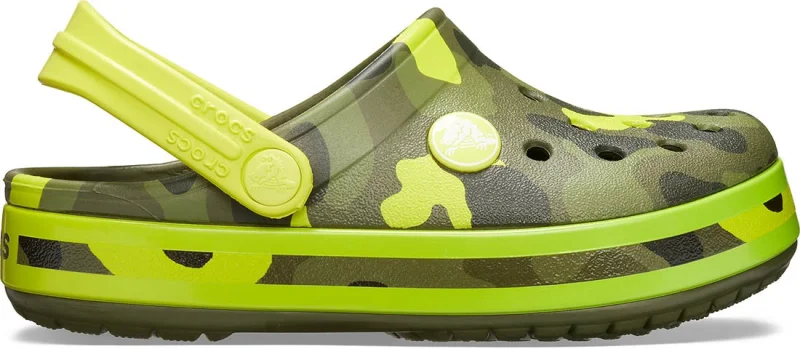 Saboti Crocs Crocband Multi-Graphic Clog Galben - Citrus