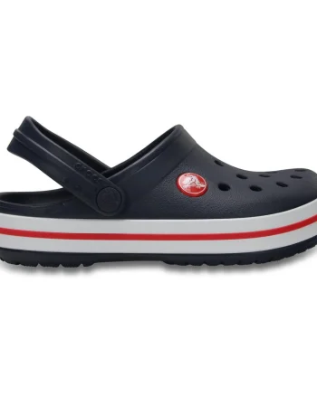 Saboți Crocs Crocband Toddlers New Clog Bleumarin - Navy/Red