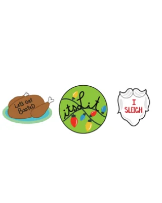 Jibbitz Crocs Cheeky Holiday 3 Pack