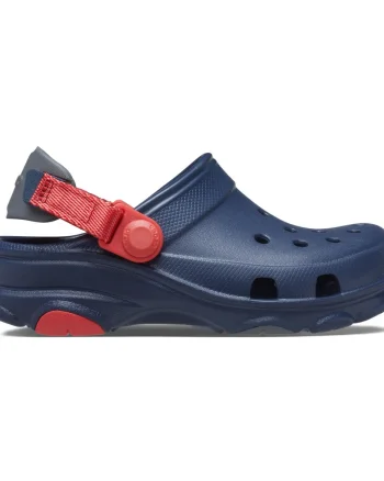 Saboti Crocs Classic Toddler All-Terrain Clog Albastru - Navy