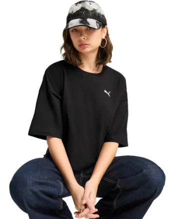 Tricou femei Puma Wardrobe Ess Oversized Short Tee Bl 62974301