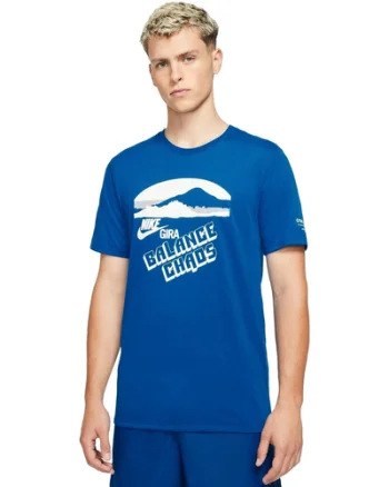 Tricou barbati Nike Men Gyakusou Nrg Graphic 3 T-shirt Team Royal CU8259 477