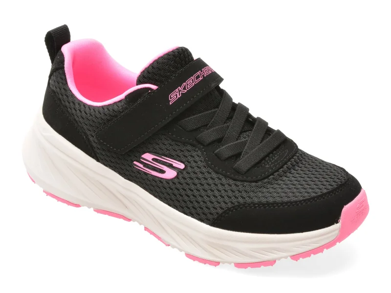 Pantofi sport SKECHERS negri, EDGERIDE, din material textil