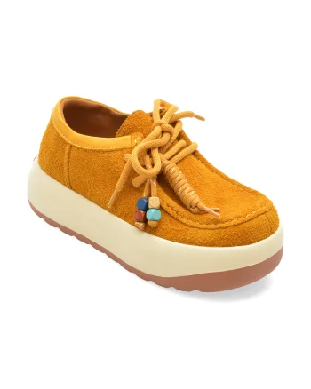 Mocasini GRYXX galbeni, 2527, din piele intoarsa