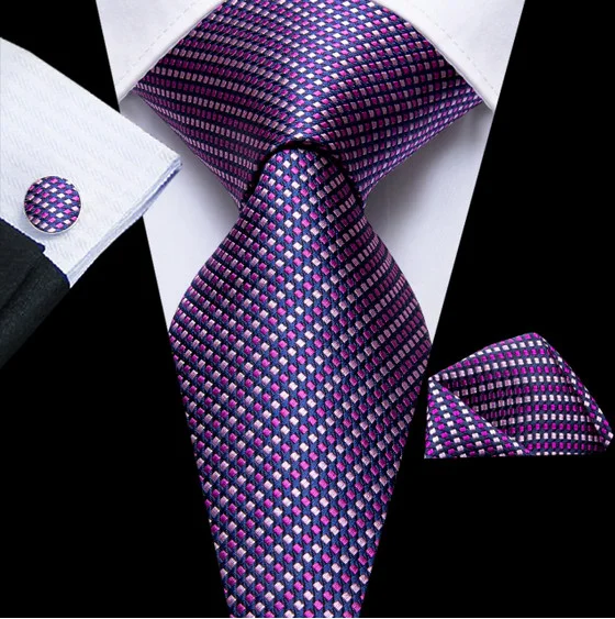 Set cravata + batista + butoni - matase - model 254