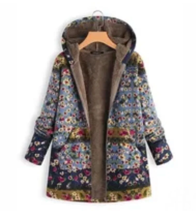 Jacheta model floral, de dama, Donna, marime XXXL