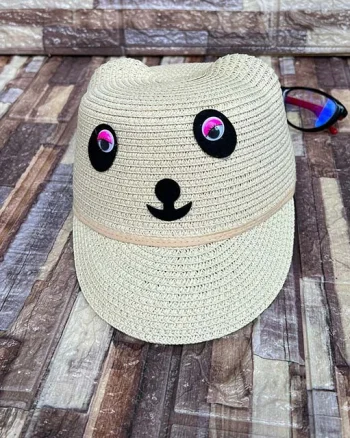 Sapca pentru fete, Happy Cat, crem