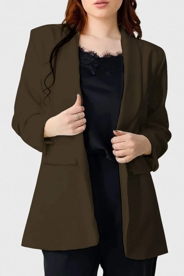 Sacou business BLUMY, cu buzunare decorative, MARO, Marime XL/2XL