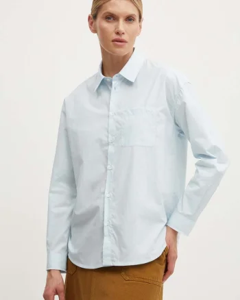 A.P.C. camasa din bumbac chemise boyfriend brodee