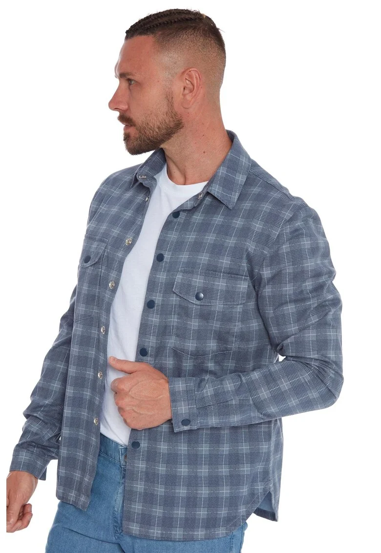 Best-Buddy 5916 Overshirt Albastru, Albastru