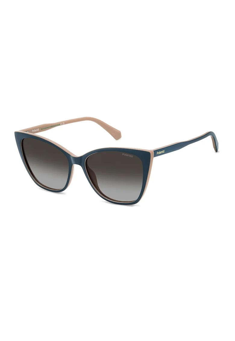 Ochelari de soare cat-eye, Albastru petrol