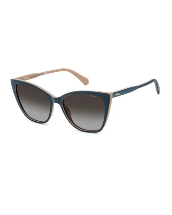 Ochelari de soare cat-eye, Albastru petrol