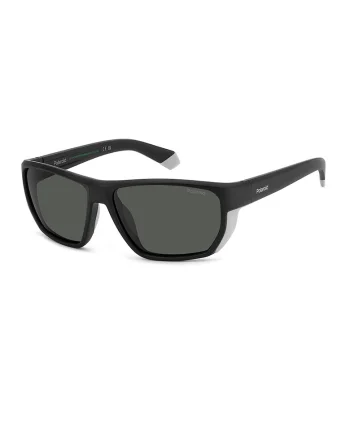 Ochelari de soare dreptunghiulari cu lentile polarizate, Negru stins