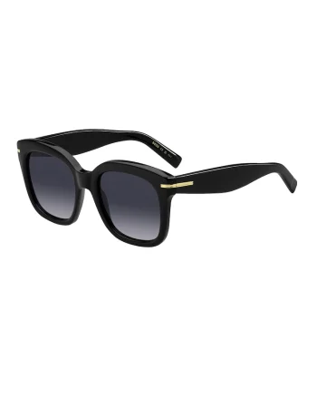 Ochelari de soare patrati cu lentile in degrade, Negru