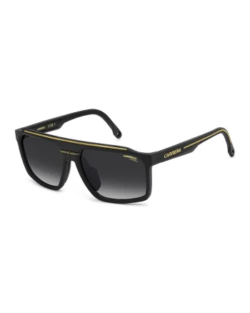 Ochelari de soare dreptunghiulari cu lentile polarizate, Auriu/Negru
