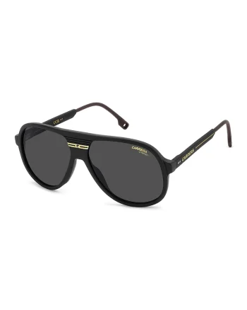 Ochelari de soare aviator cu logo, Auriu/Negru