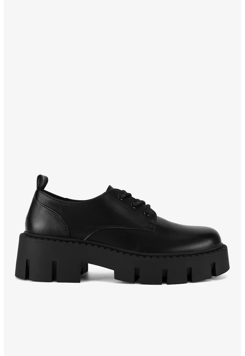 Pantofi dama  5903698030388, Sintetic, Negru, Negru