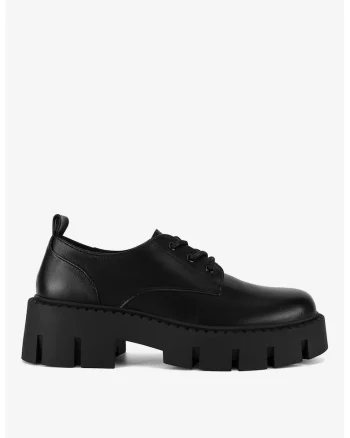 Pantofi dama  5903698030388, Sintetic, Negru, Negru