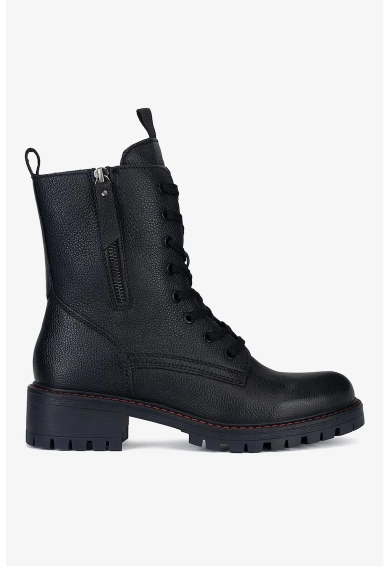 Ghete dama  5905588872122, Piele naturala, Negru, Negru