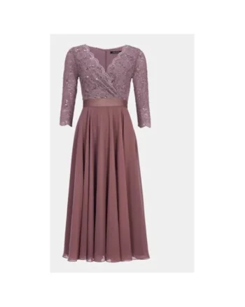 Rochie Dama,  303863784, Poliester, Roz, Roz