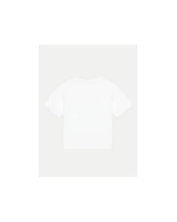 Tricou fete,  304704840, Bumbac organic, Alb, Alb