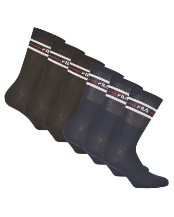 Set de sosete lungi unisex cu logo - 6 perechi