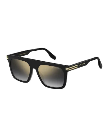 Ochelari de soare cu lentile in degrade,, Auriu/Negru