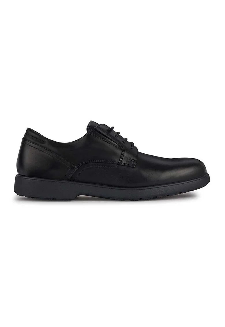 Pantofi uni de piele, Negru