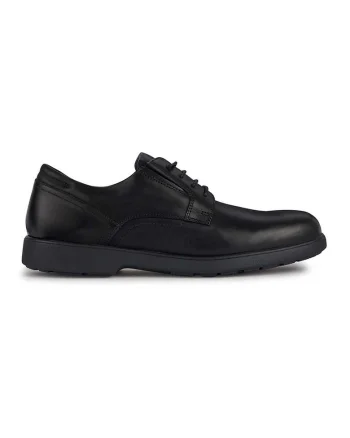 Pantofi uni de piele, Negru