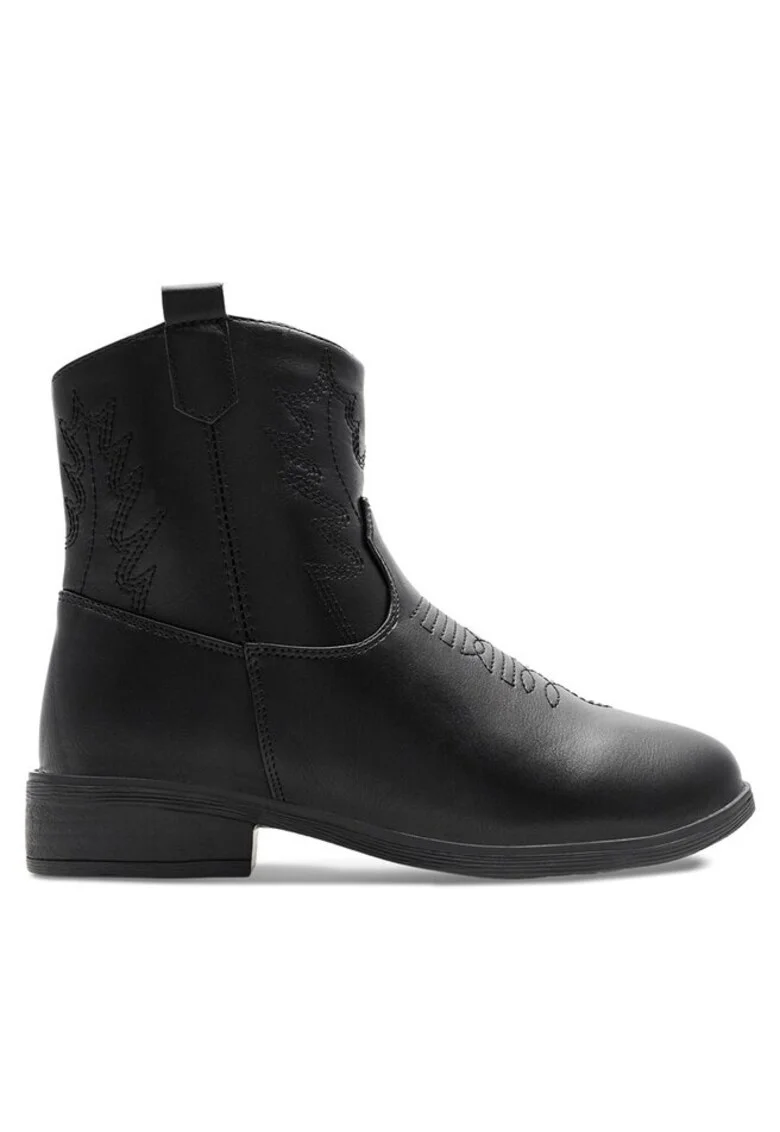 Ghete copii, 7002,  Sintetic, Negru