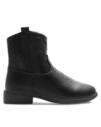 Ghete copii, 7002,  Sintetic, Negru