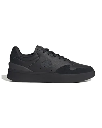Pantofi sport de piele si piele intoarsa Kantana, Negru