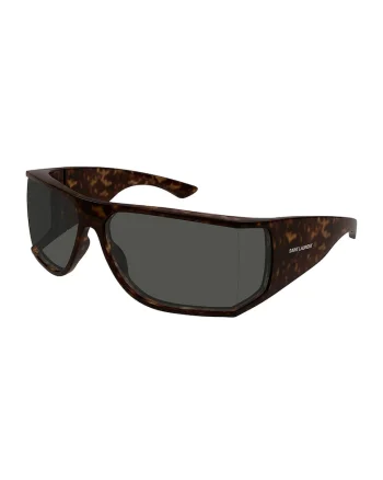 Ochelari de soare wrap unisex, Negru/Maro