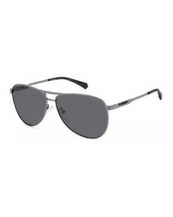 Ochelari de soare aviator, Gri/Argintiu