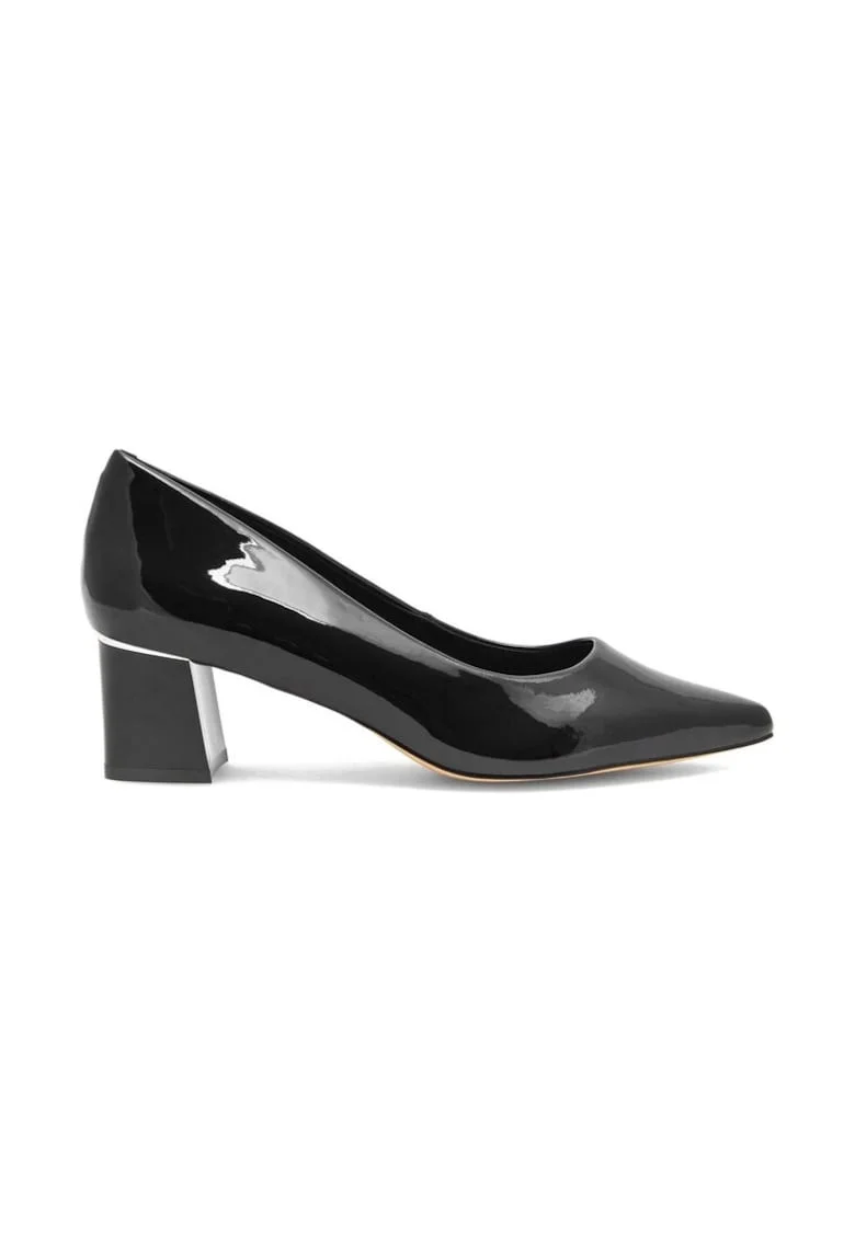 Pantofi dama,  590559, Sintetic, Negru,