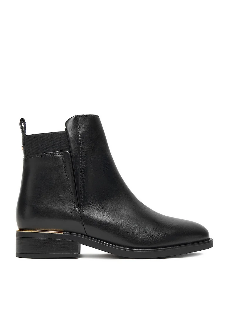 Botine dama,  piele naturala, negru CEO-RST-6397-01