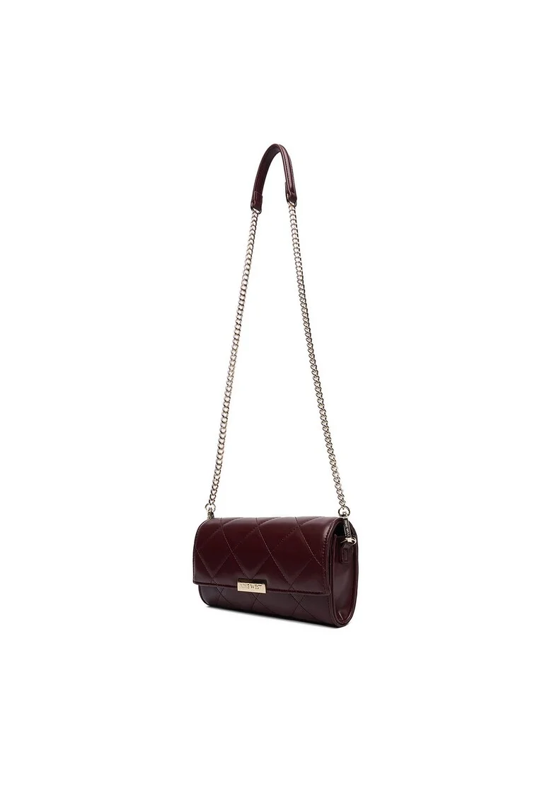 Geanta dama  CEO-MONTANA-LDA7800A, bordo, din tesatura