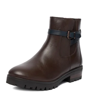 Botine dama CEO-WI23-DAGA-01,  piele naturala, maro