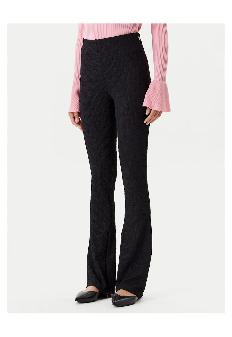 Pantaloni dama  evazati, negri