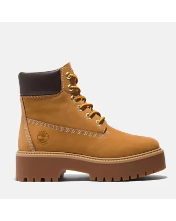 Ghete cu talpa demi-wedge din piele,