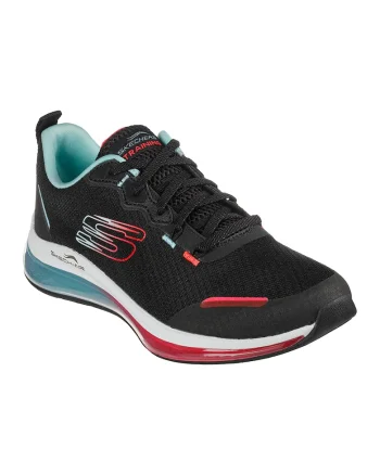 Pantofi sport Skech-Air Element 2, Rosu/Negru/Albastru aquamarin