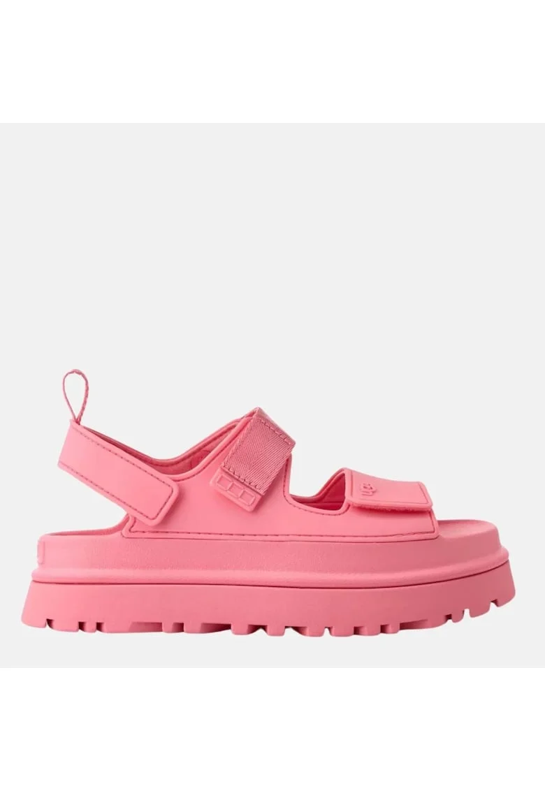 GoldenGlow Sandale flatform