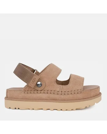 Sandale Goldenstar Glide convertibile din piele intoarsa cu inchidere velcro