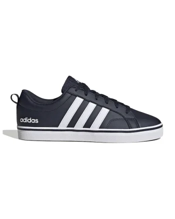 Pantofi sport low-cut de piele ecologica VS Pace 2.0, Alb/Albastru ultramarin