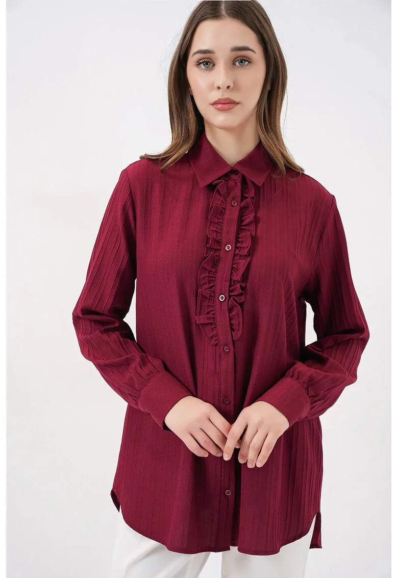 Camasa dama,  Textil, Visiniu