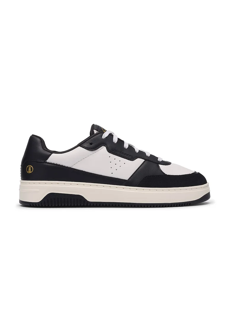 Pantofi sport cu perforatii Bostock, Albastru inchis/Alb murdar