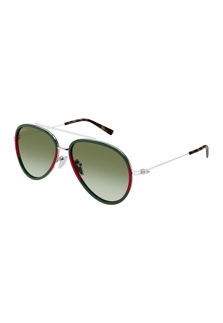 Ochelari de soare aviator, Rosu/Verde