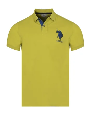 - Tricou polo pentru barbati SALM, lime, Verde lime