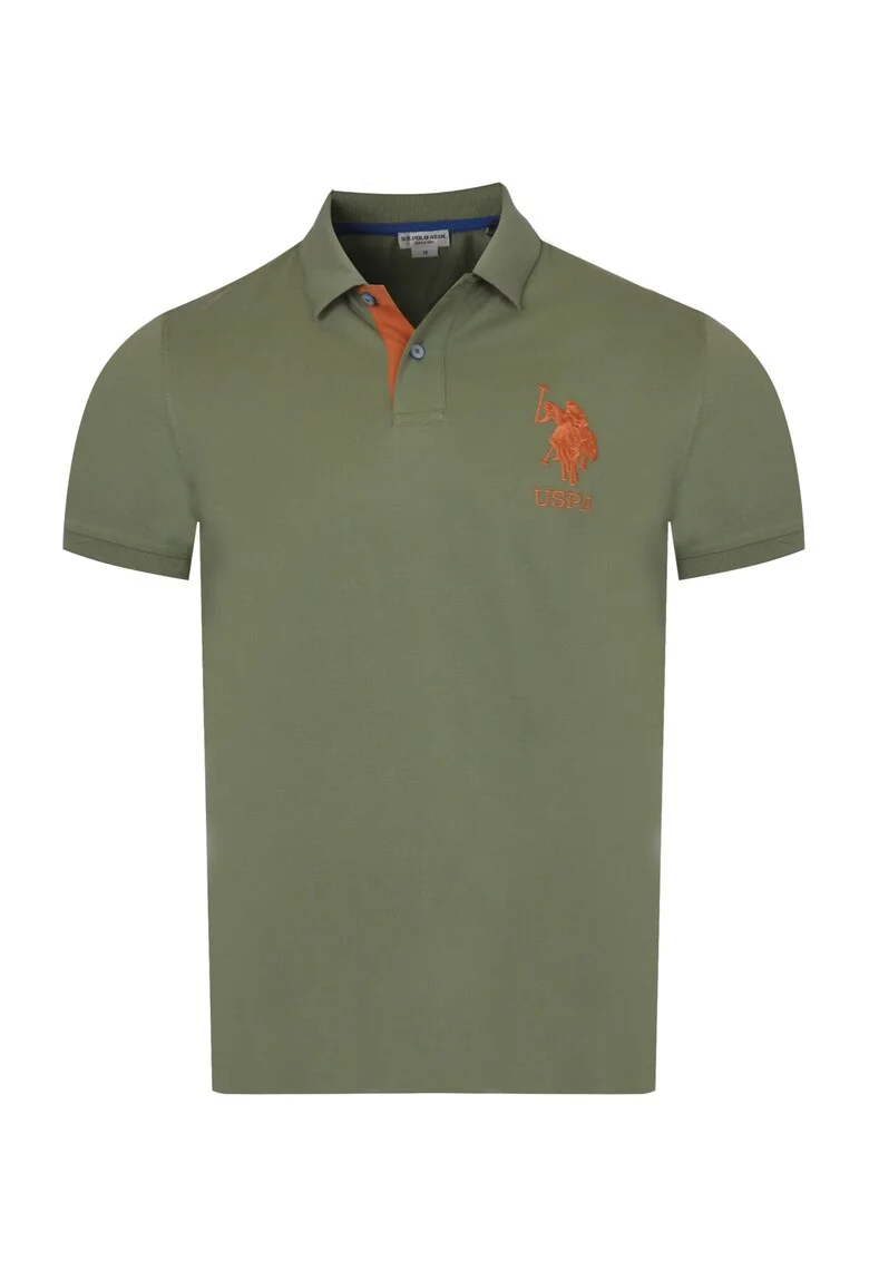 - Tricou polo pentru barbati SALM, verde, Verde