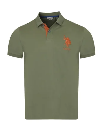 - Tricou polo pentru barbati SALM, verde, Verde